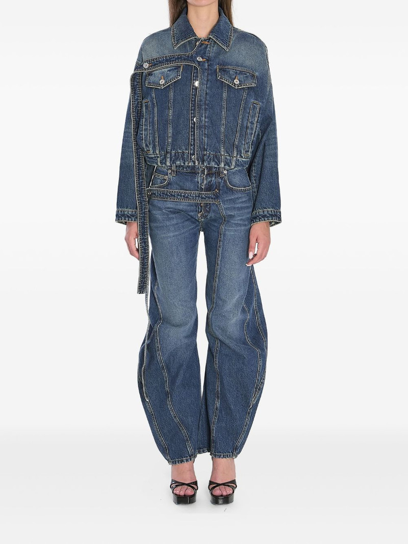 Jean Paul Gaultier Strap denim jacket outlook