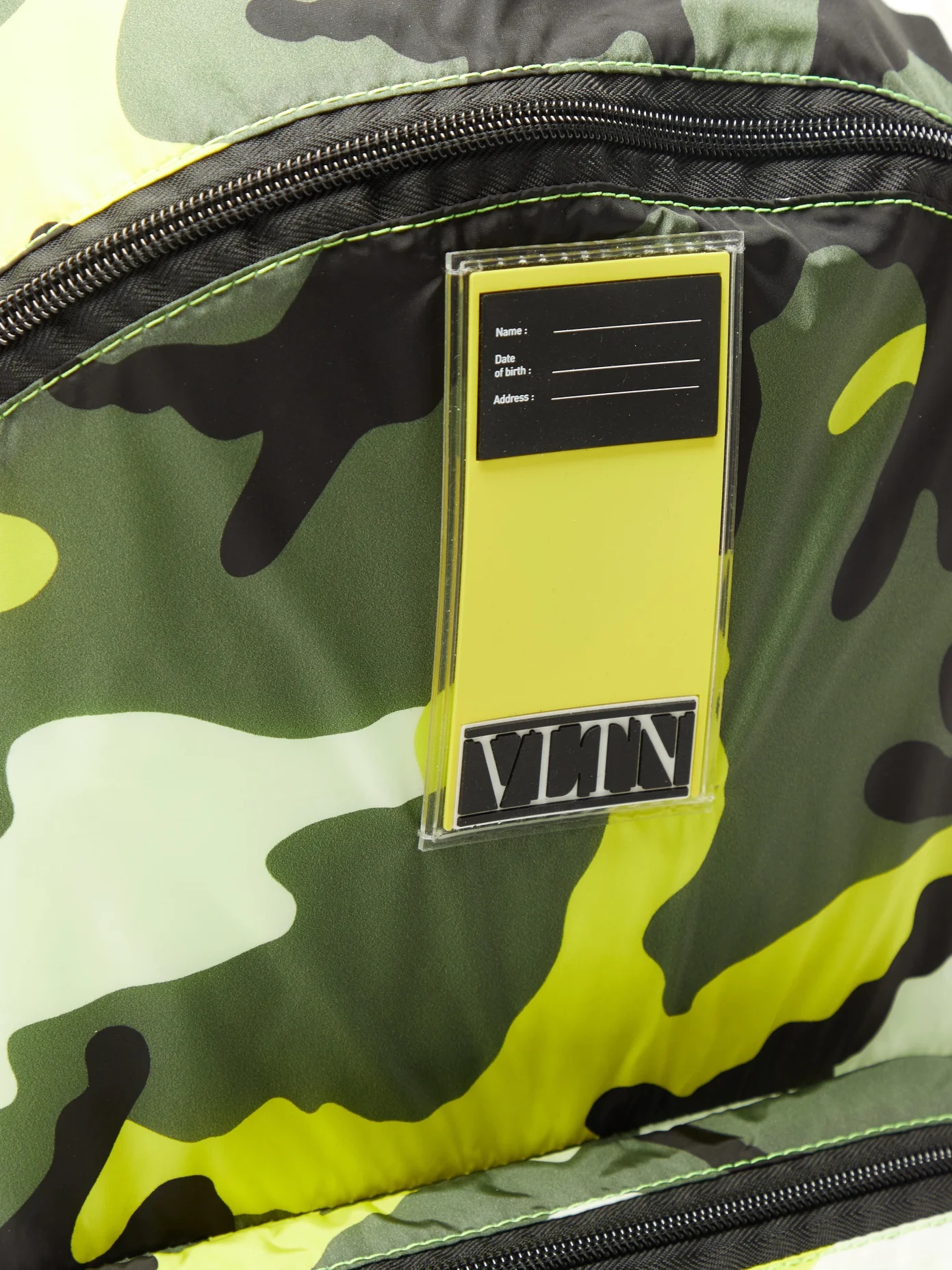 Camouflage-print nylon backpack - 5