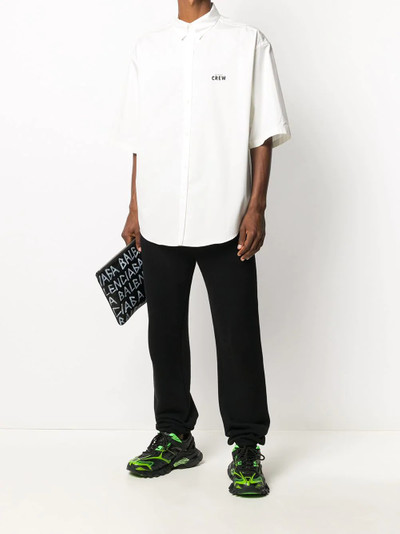 BALENCIAGA short sleeve cotton shirt outlook