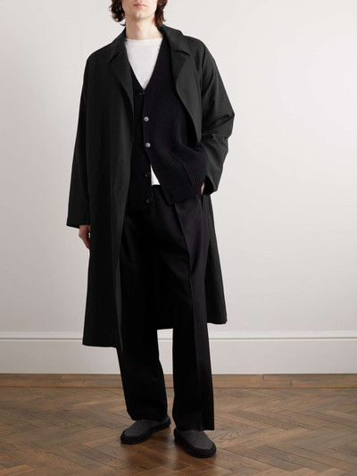 The Row Emilio Silk and Linen-Twill Coat outlook