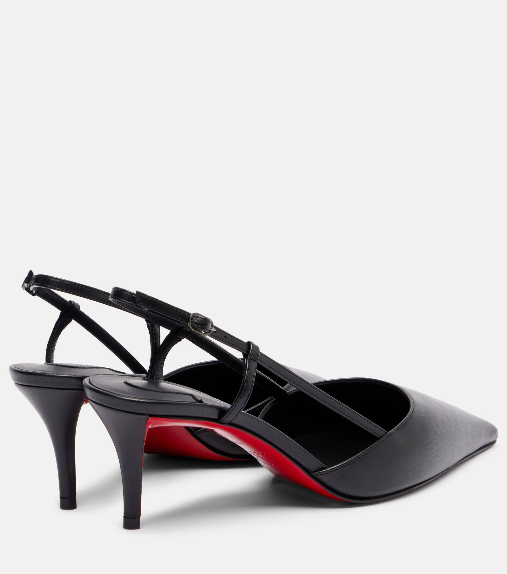 Miss Z Sling 60 leather slingback pumps - 2