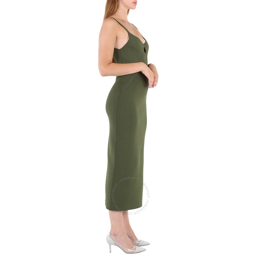 Khaite Ladies Seaweed Green Eden Knit Maxi Dress - 5