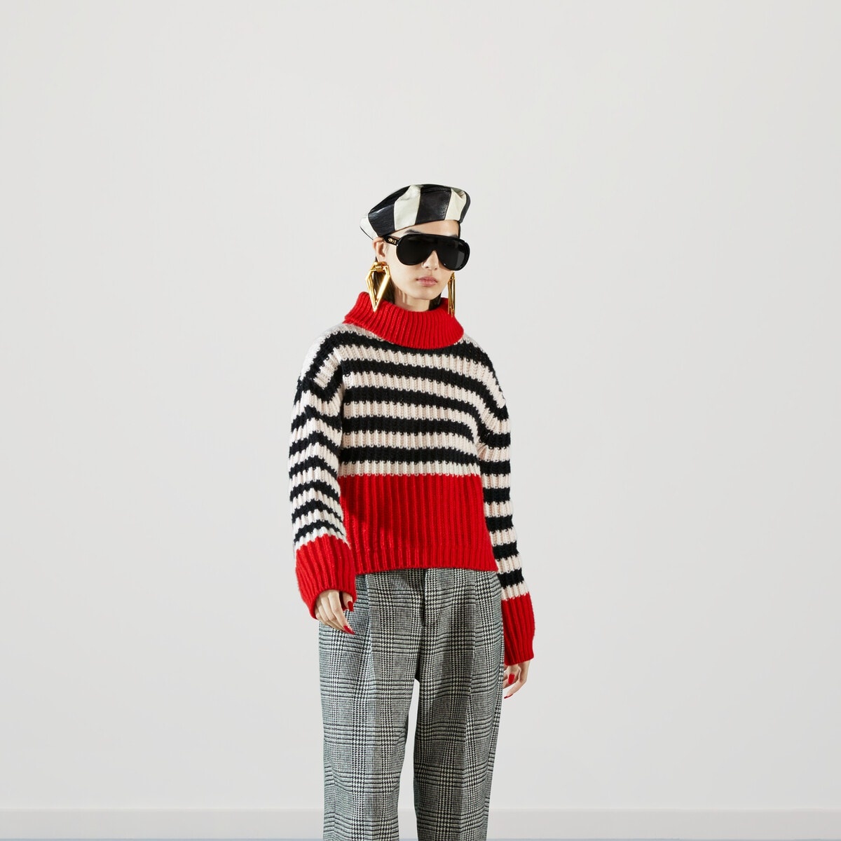 Striped wool sweater - 6
