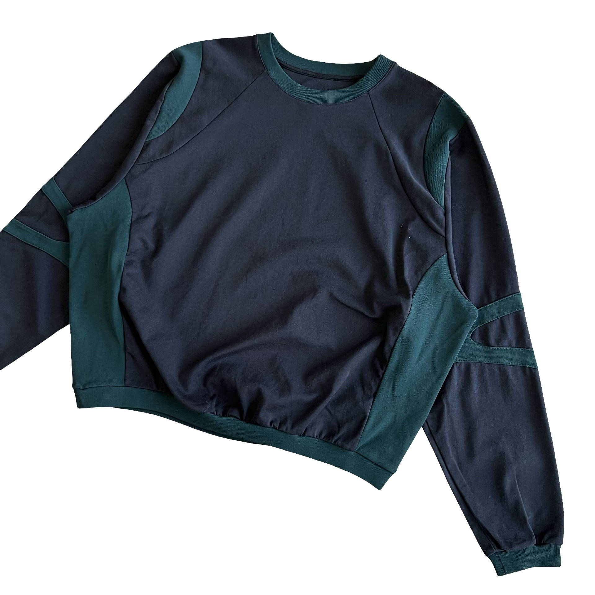 Final Blow - J.L - A.L Paneled Crewneck Sz Large - 5