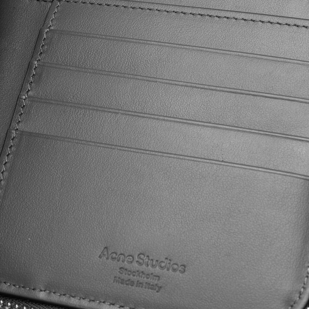 ZIPPED WALLET - DARK GREY - 3