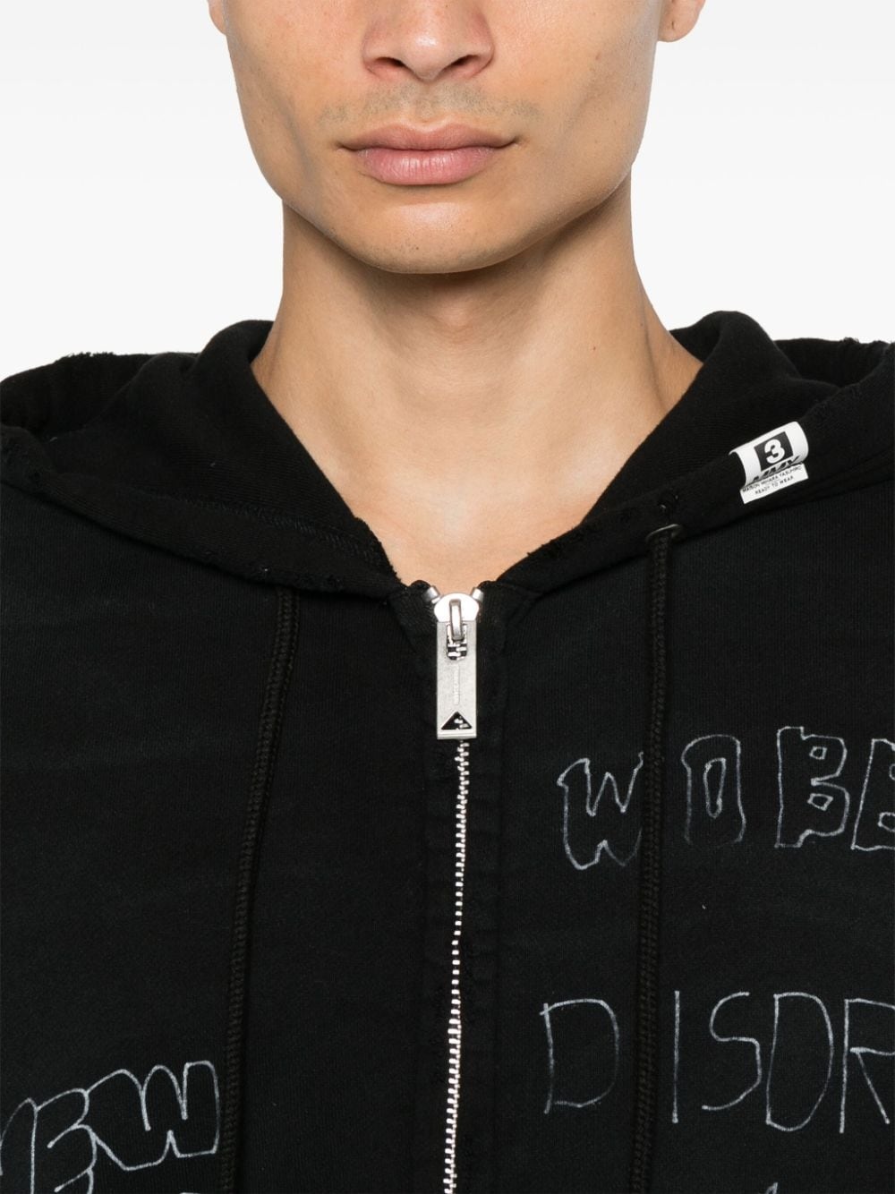 zip-up hoodie - 5