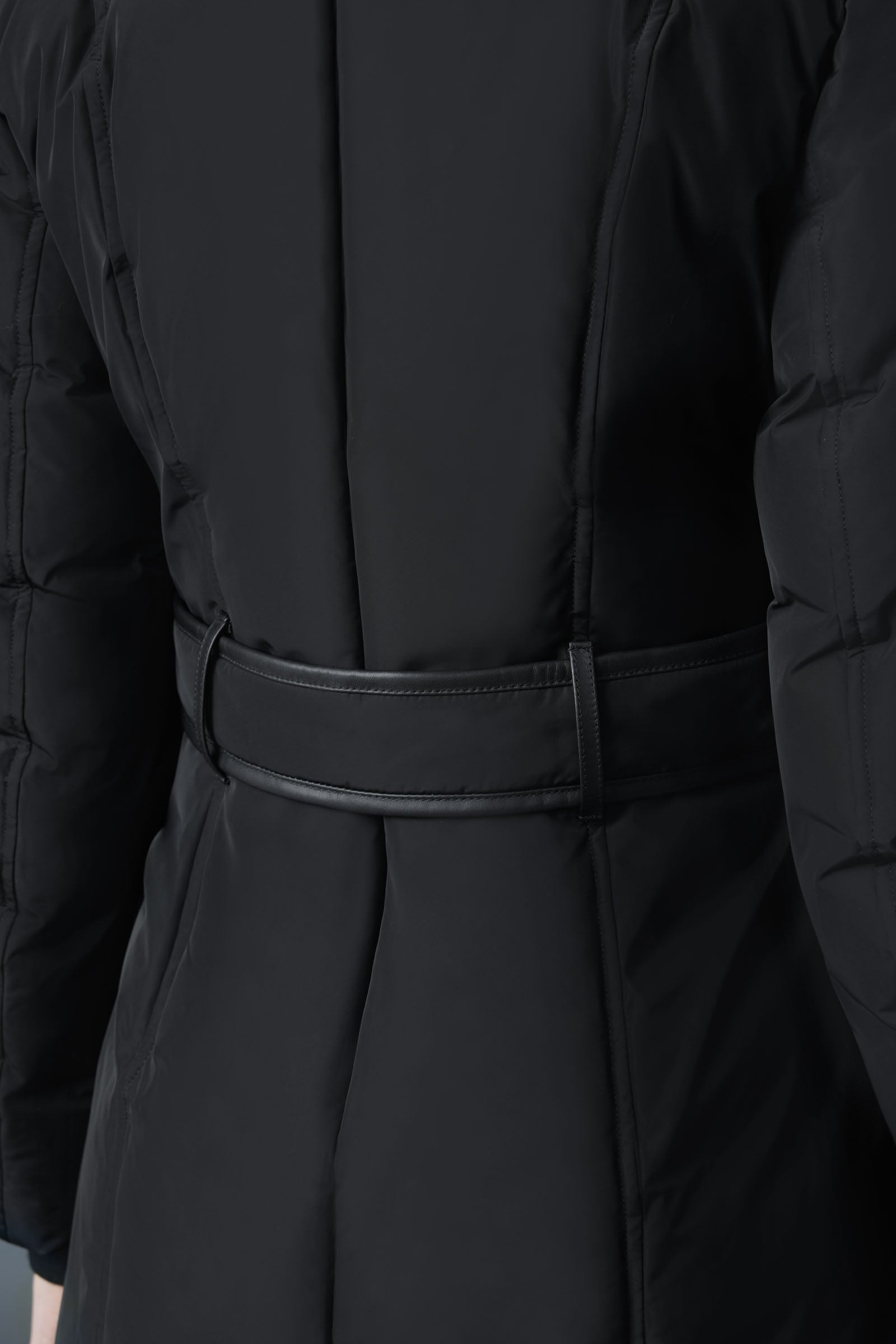 KAY down coat with natural fur Signature Mackage Collar - 6