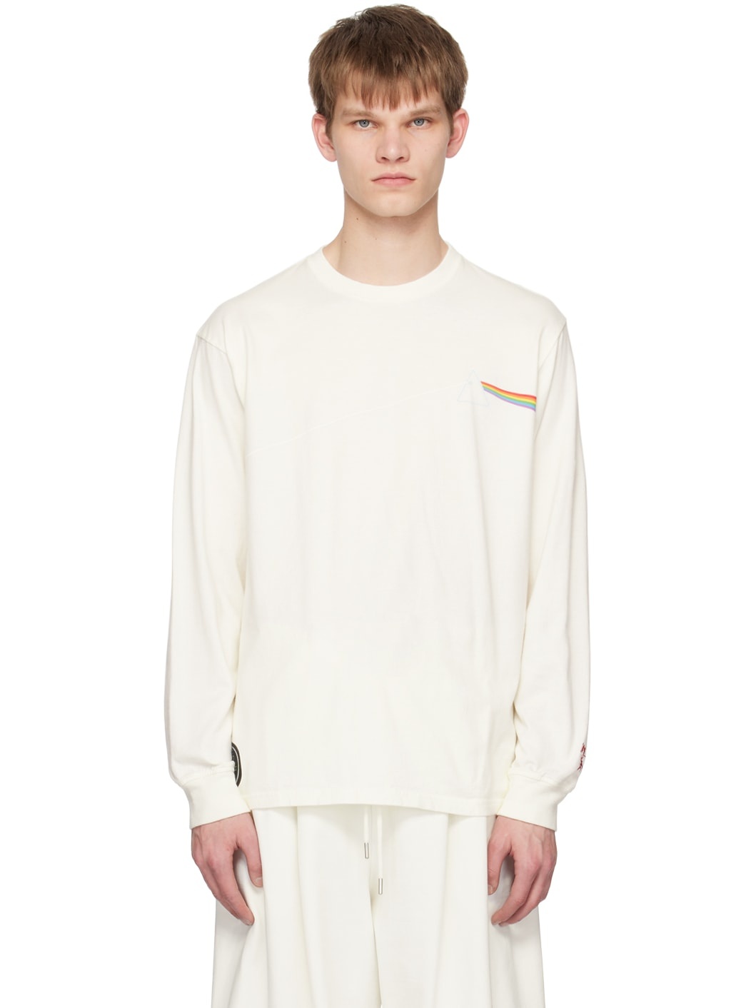 Off-White Print Long Sleeve T-Shirt - 1