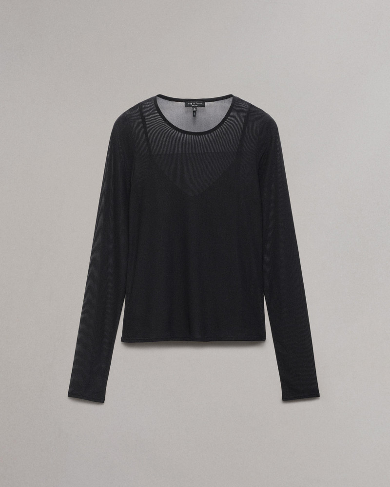 Luca Mesh Layered T-Shirt 1