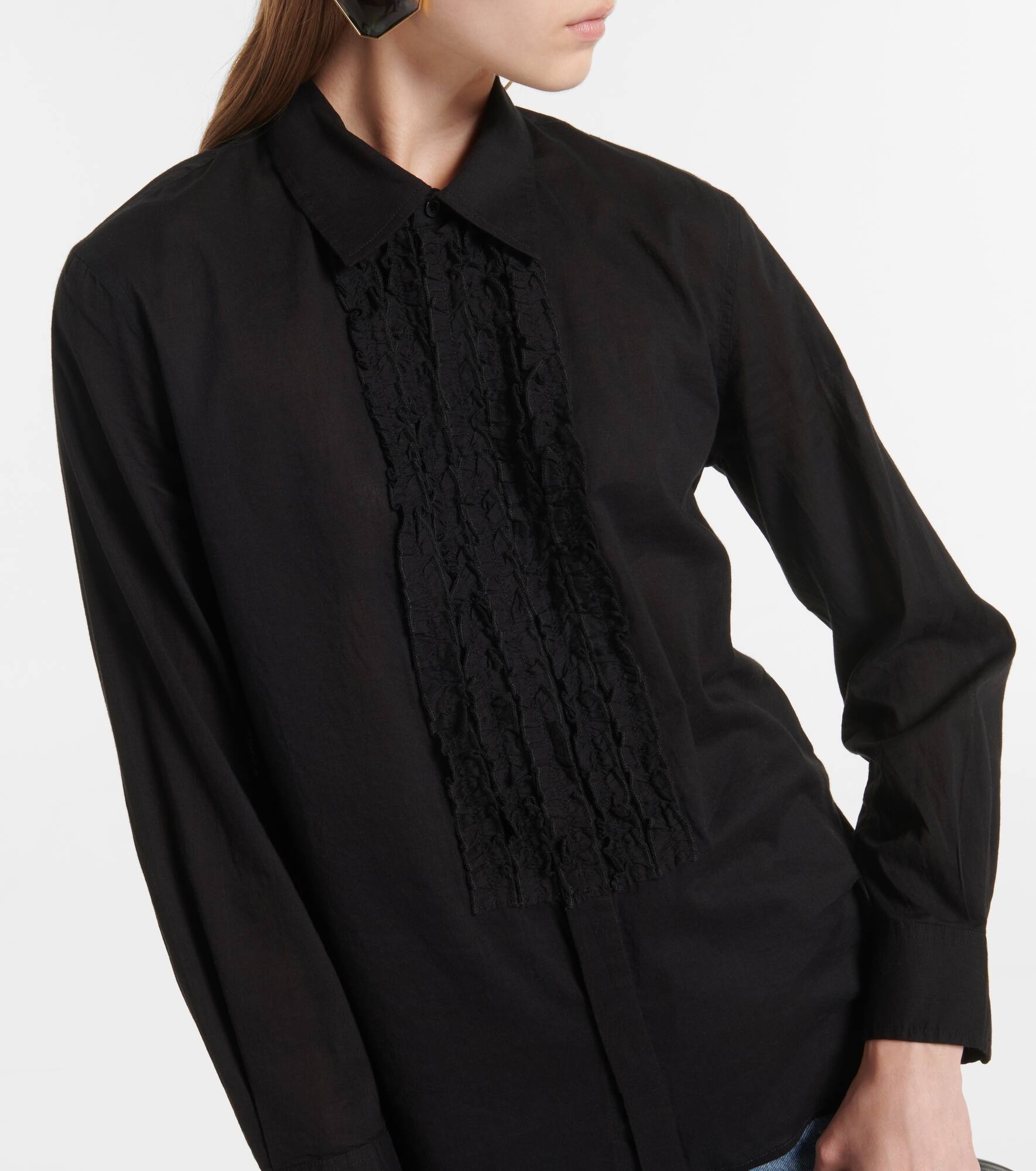 Nathael ruffled cotton shirt - 6