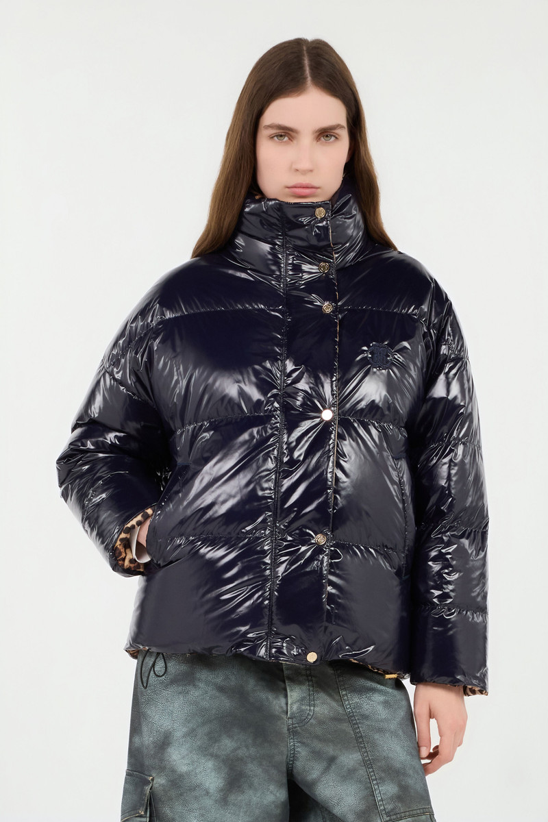 Reversible Marble Print Down Jacket 4