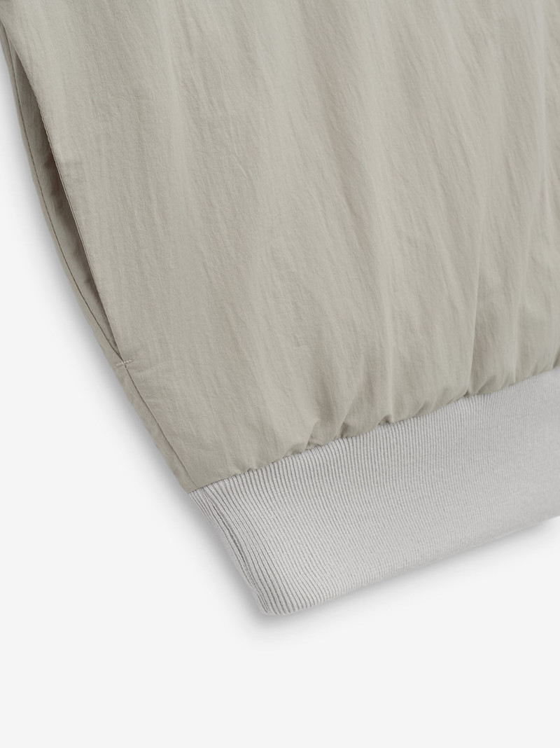 Washed Nylon Half Zip Track Jacket 4