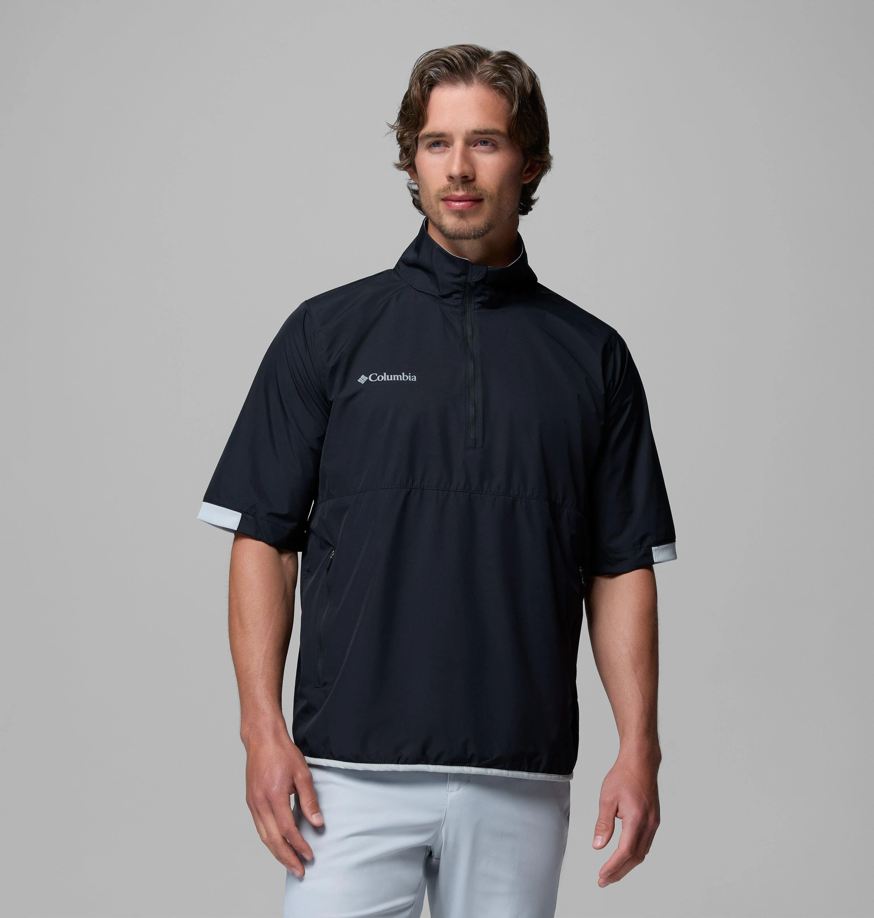 Men's Big Shot Golf Pullover Windbreaker - 1