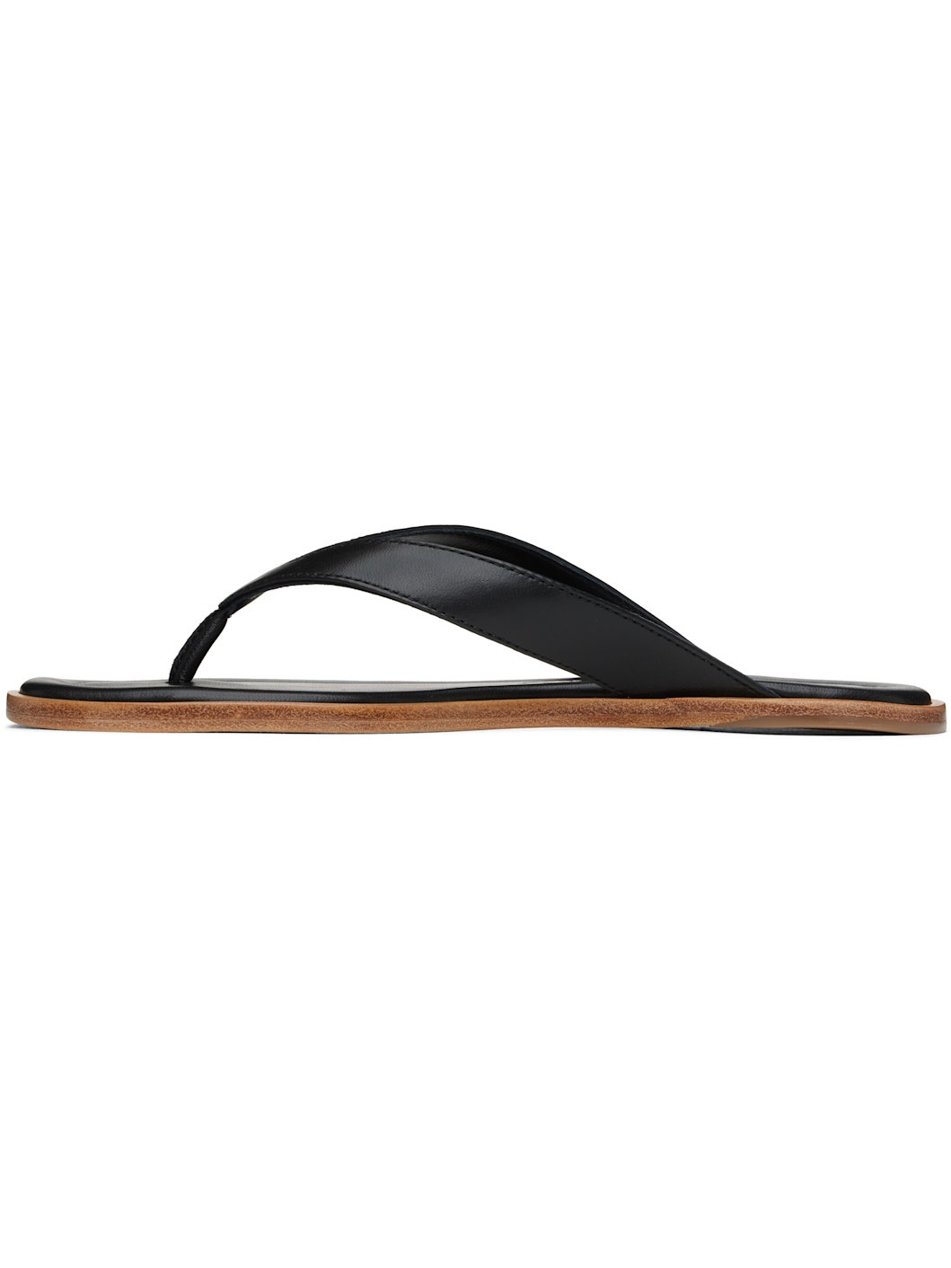 Black Dante Thong Sandals - 3