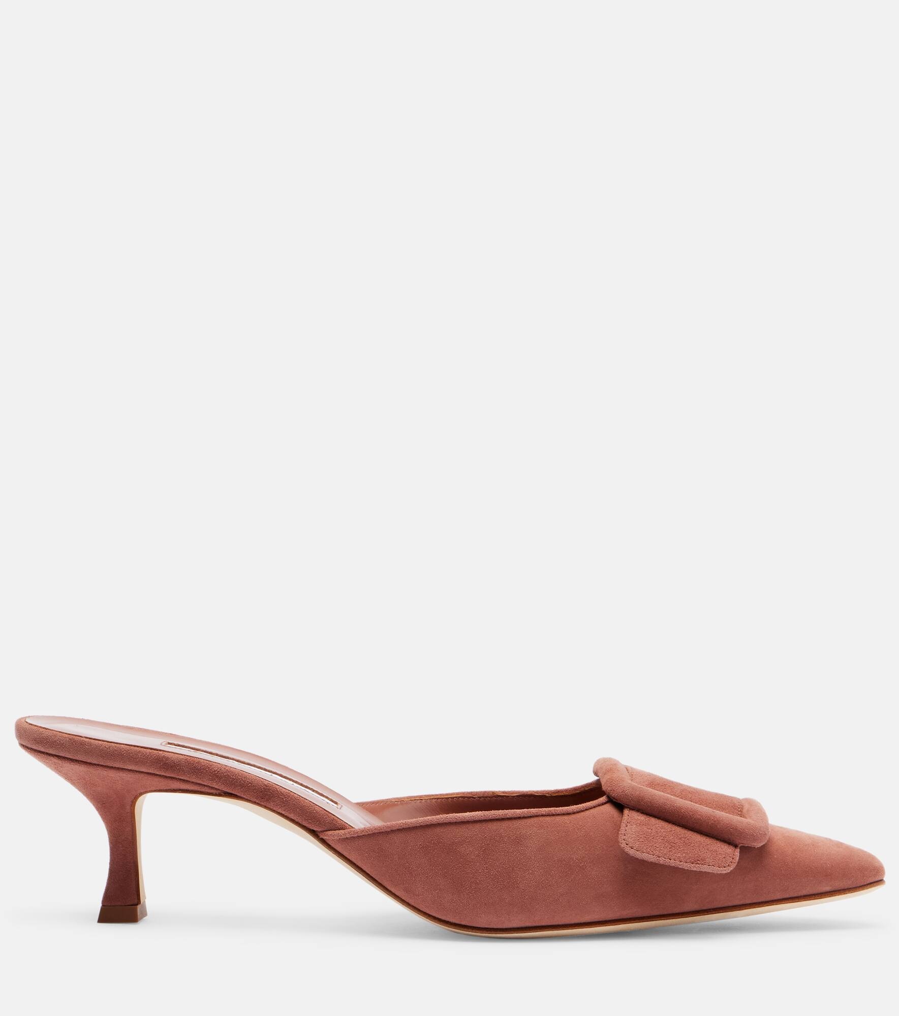 Maysale 50 suede mules - 4