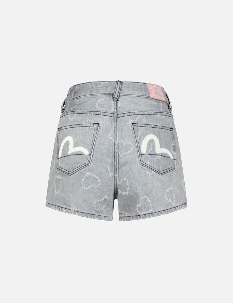 SEAGULL EMBROIDERY와 ALLOVER HEART FASHION FIT DENIM SHORTS의 모든 것 2