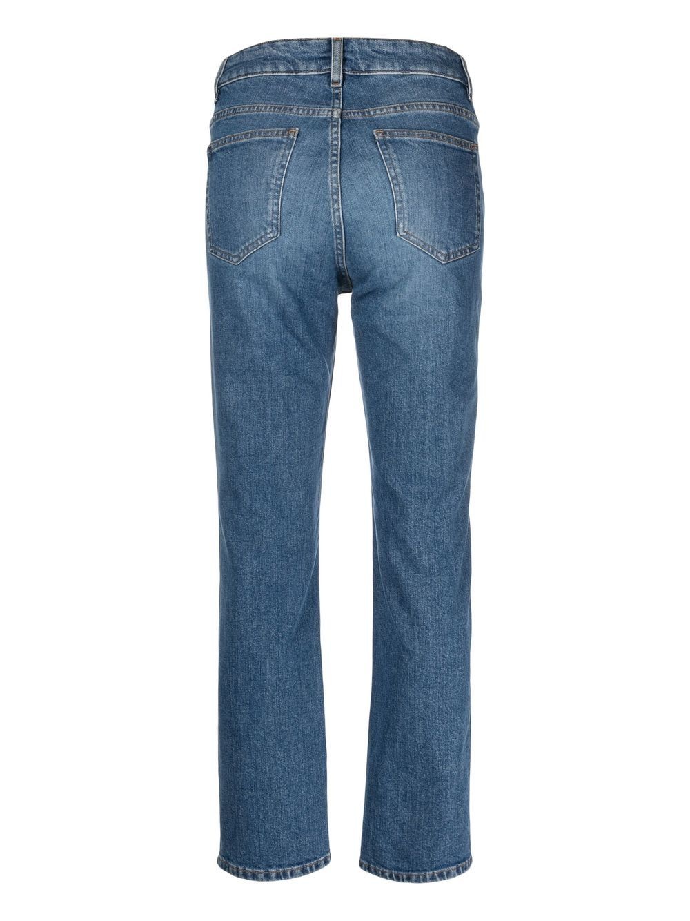 organic-cotton straight leg jeans - 2