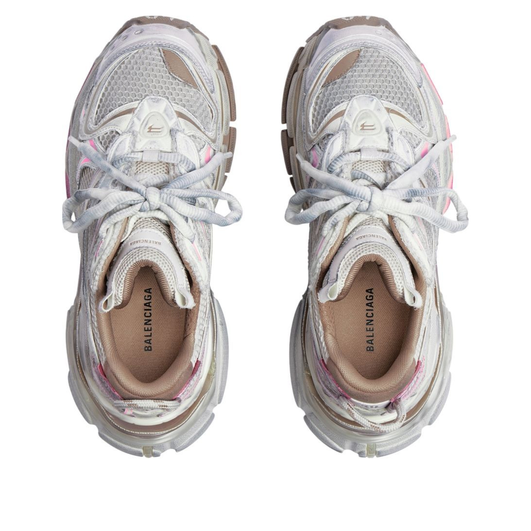 (WMNS) Balenciaga Runner 2.0 'White Pink' 779064W3RXP2050 - 5