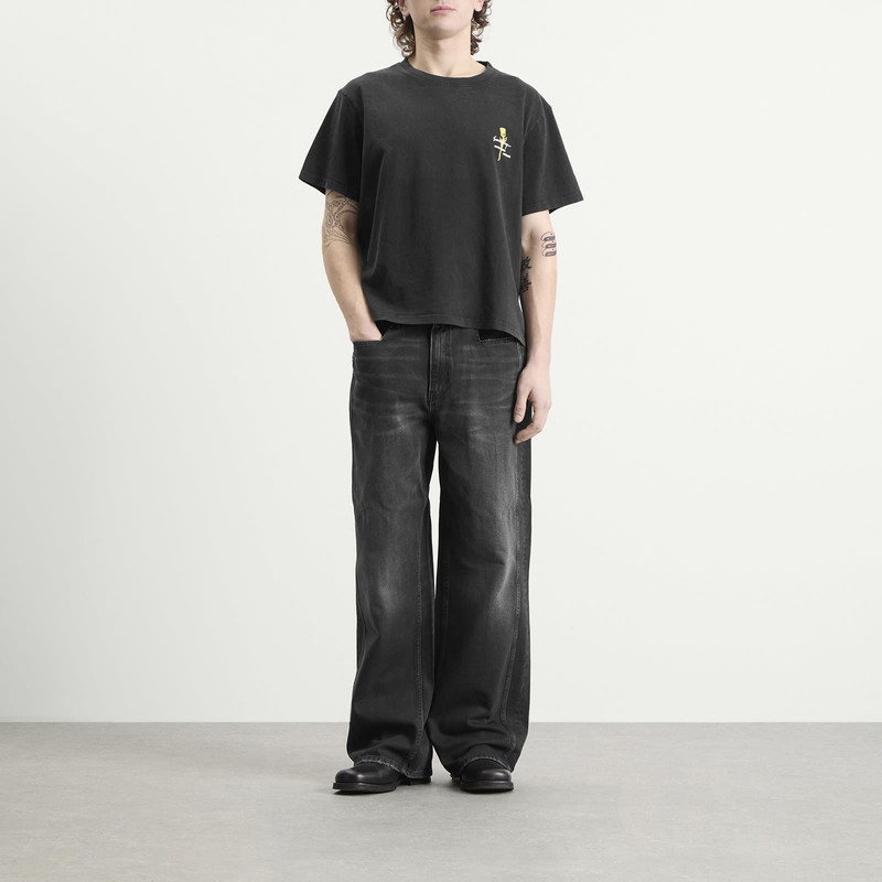 SECOND/LAYER Second Layer Baby Baggy Rose T-Shirt outlook