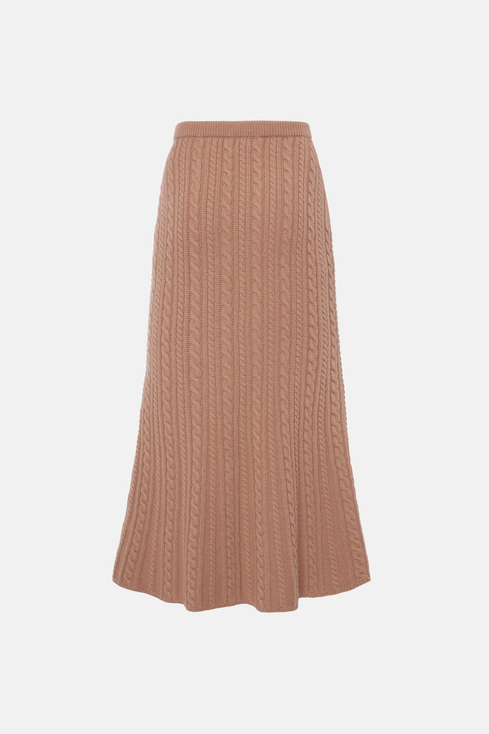 WOOL BLEND KNITTED SKIRT - 2
