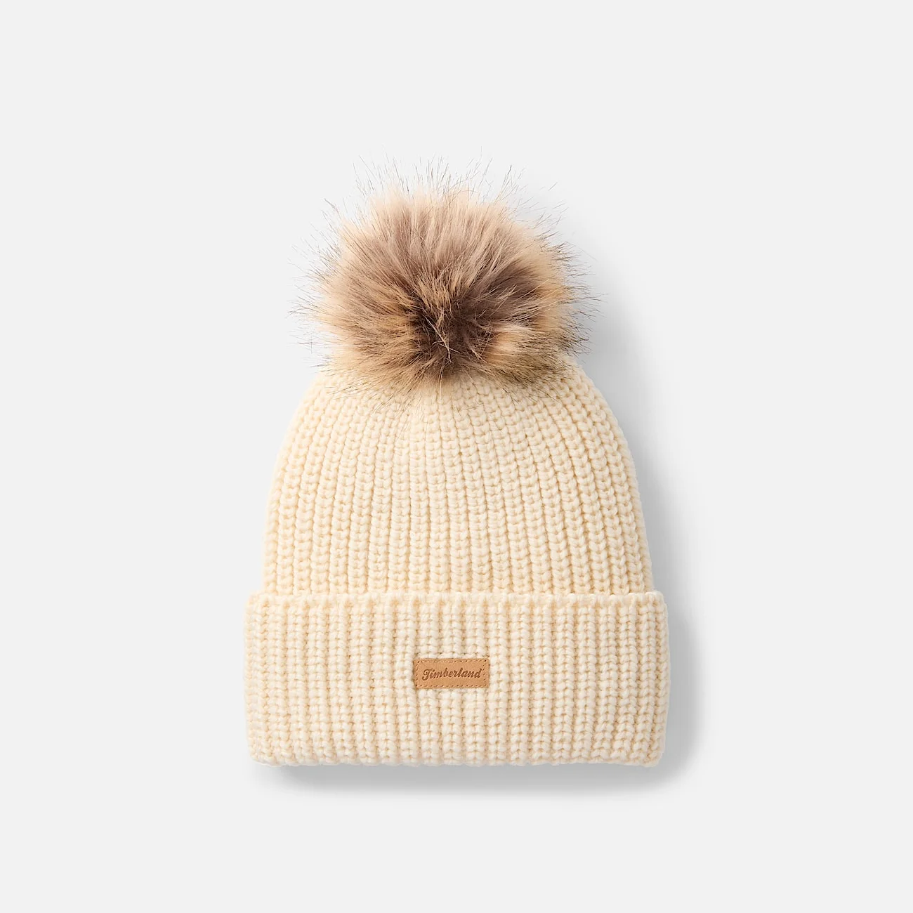 Women's Chunky Knit Pom Beanie - 1