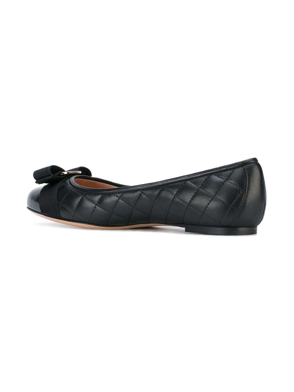 Vara leather ballerina flats - 4