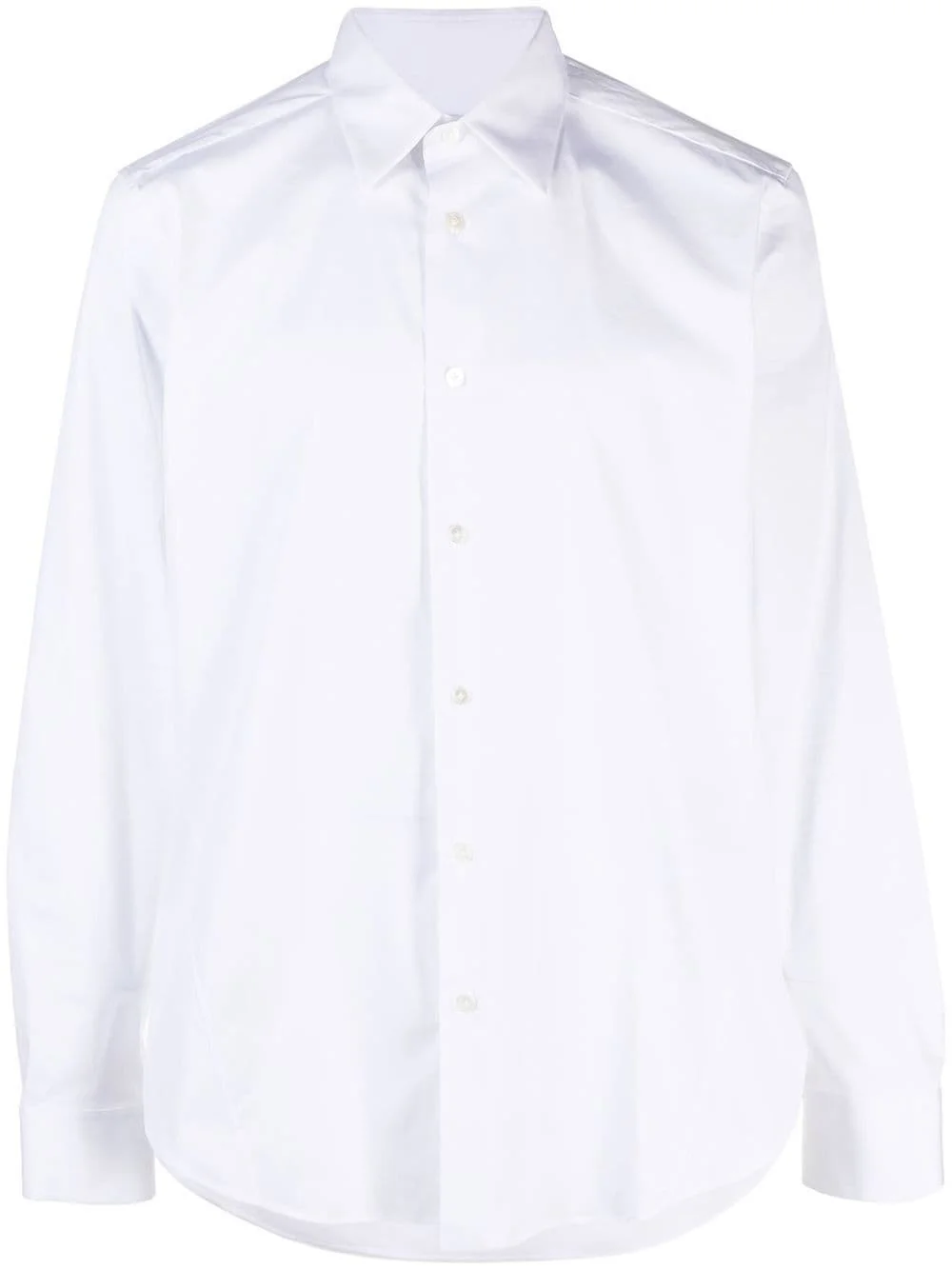 LONG-SLEEVE SLIM-CUT SHIRT - 1