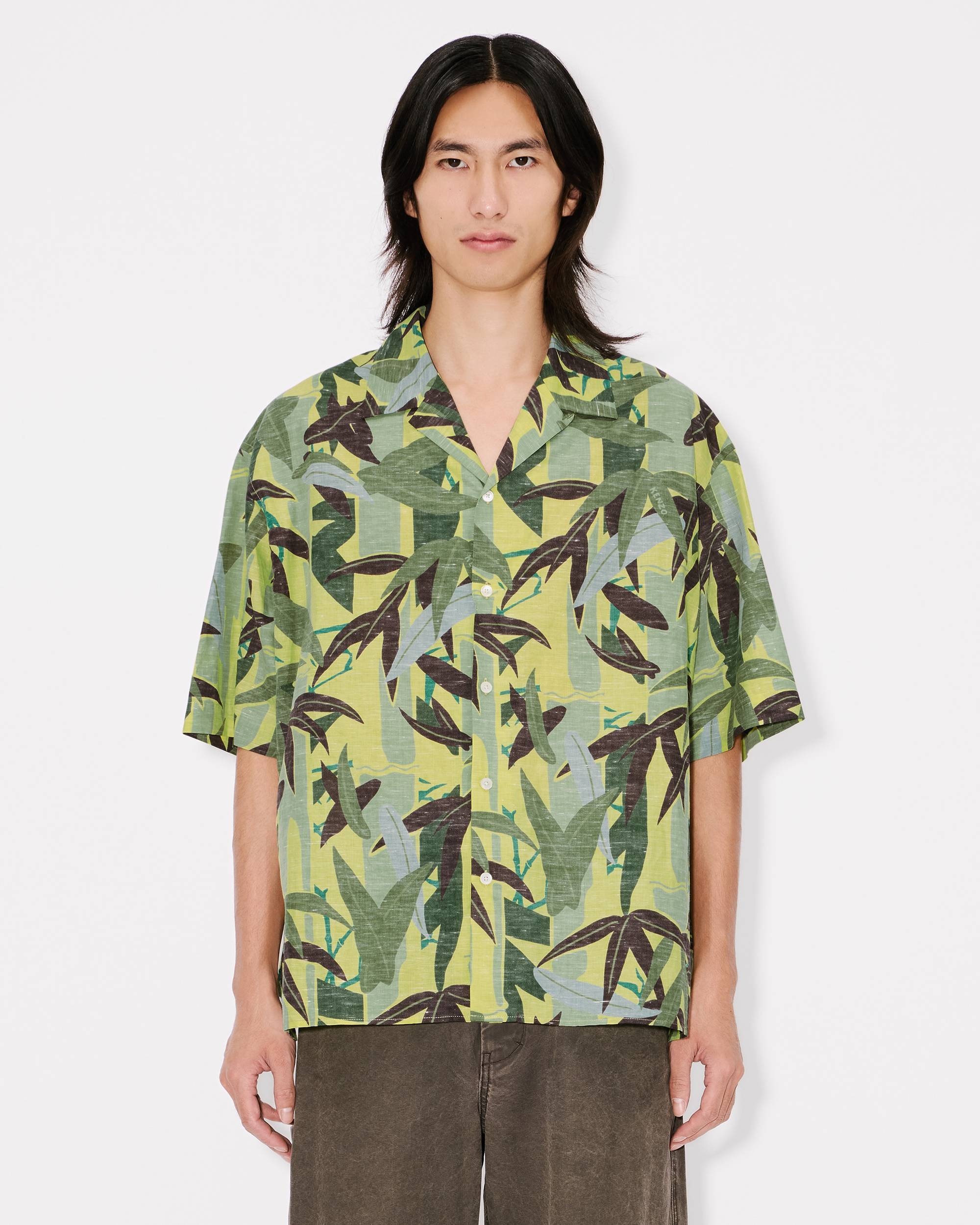 'KENZO Chiky-Rin Camo' hawaiian short sleeve shirt - 3
