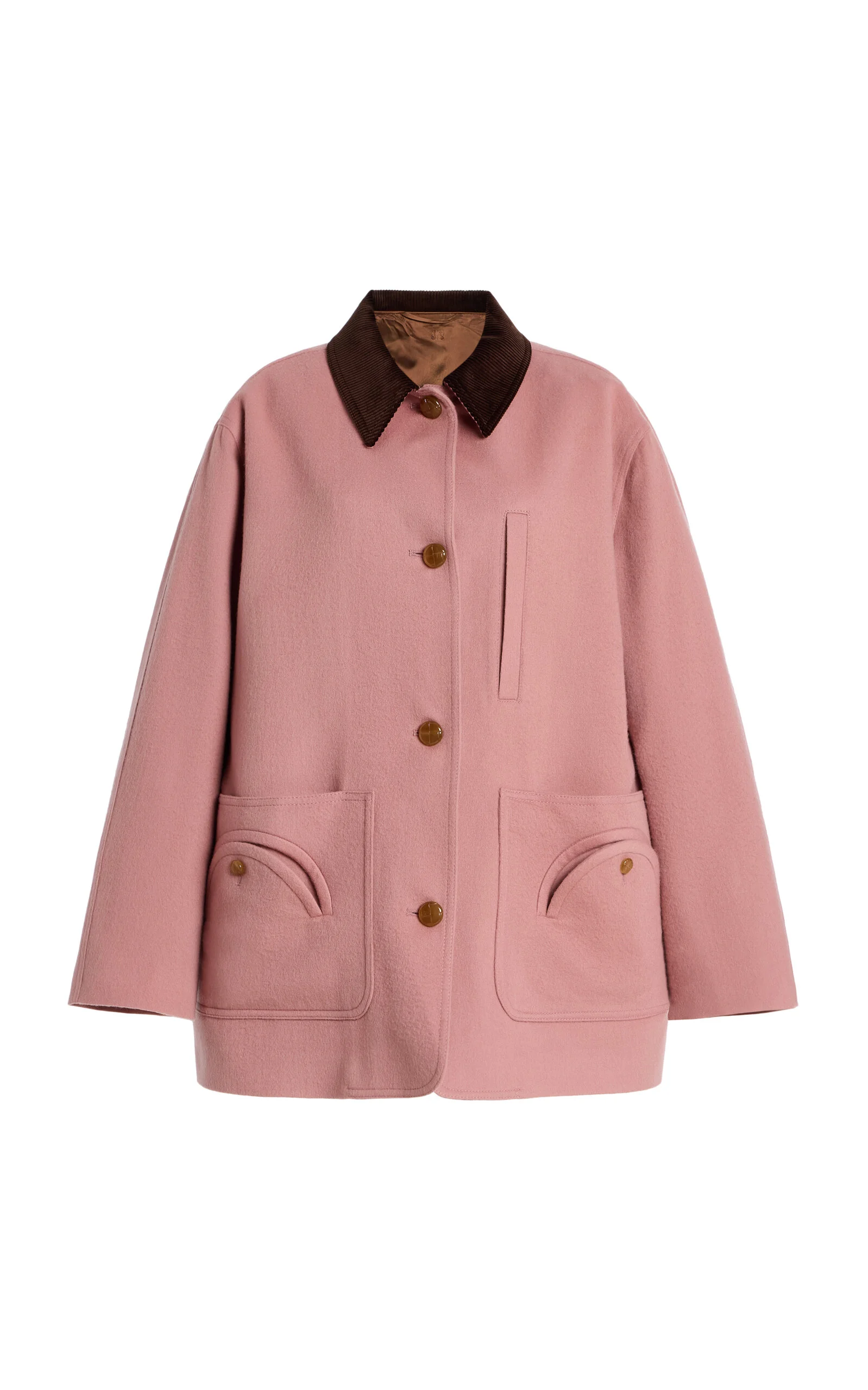 Clelia Wool-Cashmere Jacket pink - 1