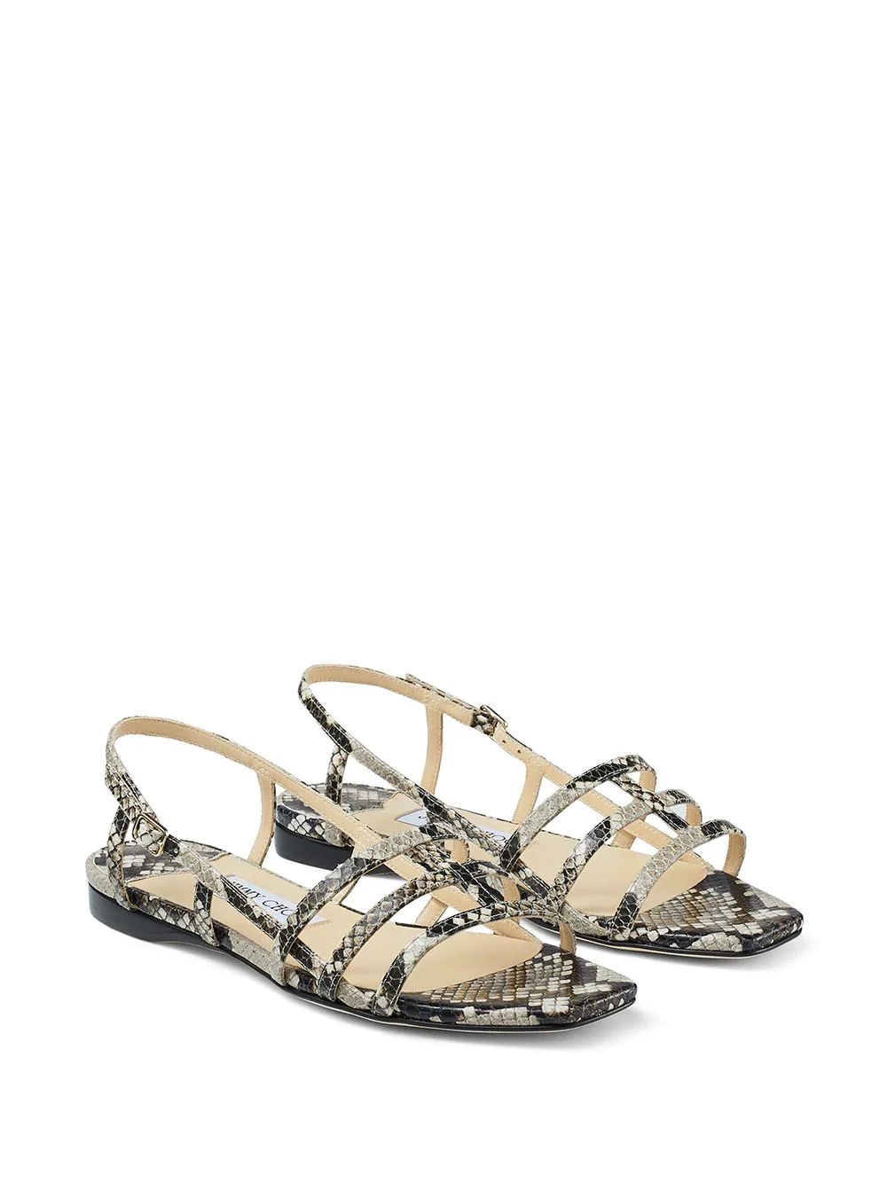 Arien snakeskin effect sandals - 2