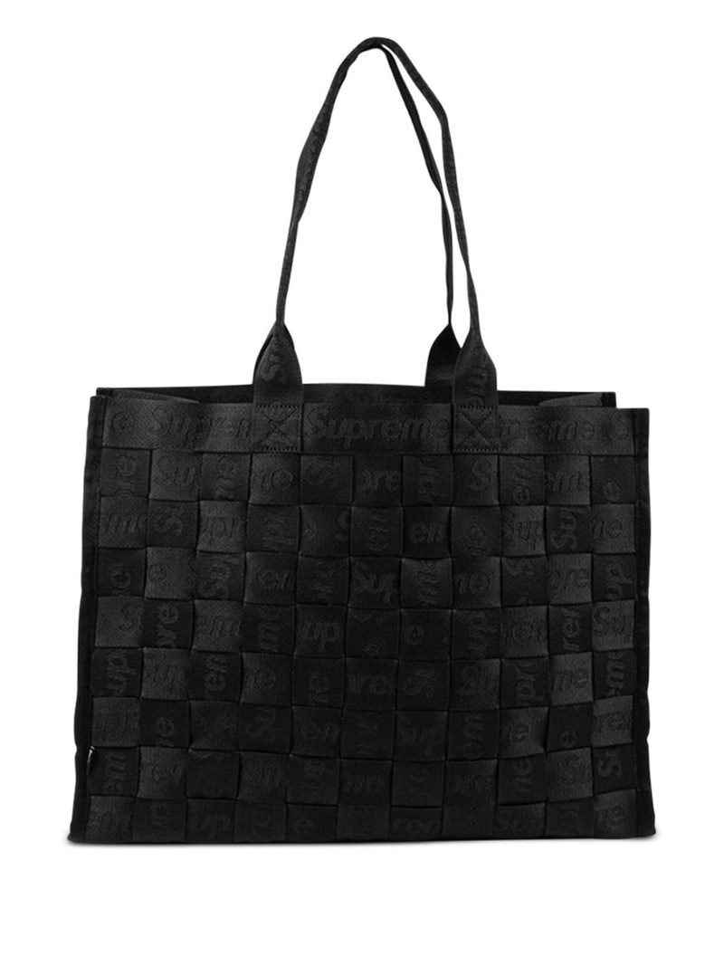 jacquard 짠 토트 백 - 1