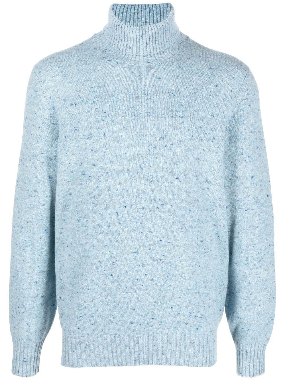 roll-neck knit jumper - 1