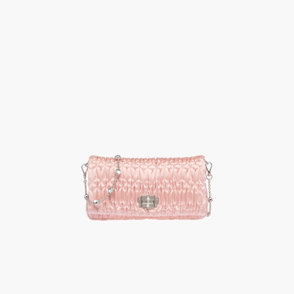 Miu Crystal satin bag - 1
