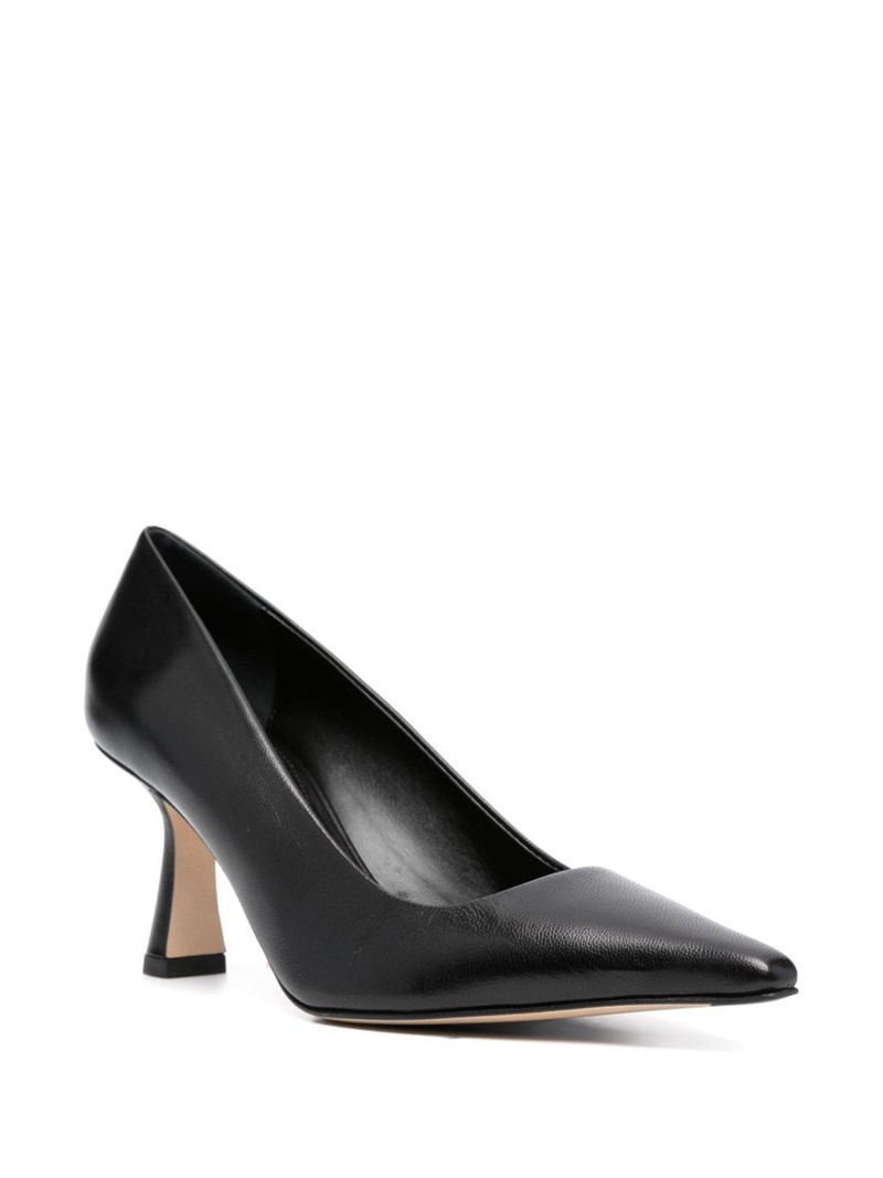 Aeyde 80mm pointed-toe leather pumps outlook
