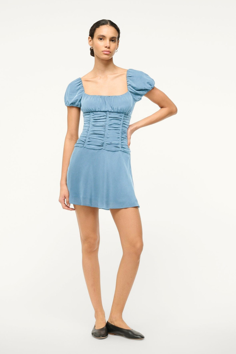 white mini dress black bow Rosalie Bow Mini Dress – Untamed Petals