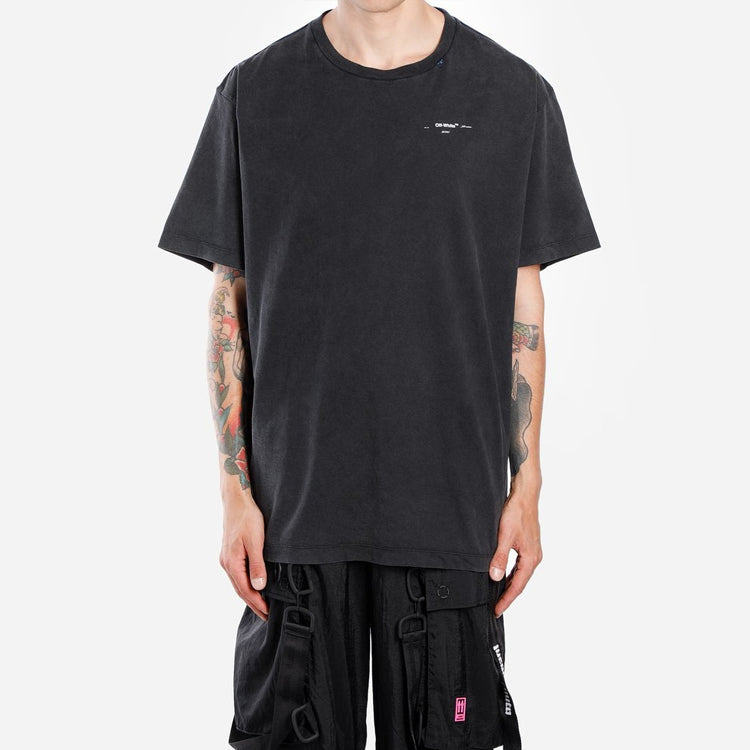 Off-White Abstract Arrows T-Shirt 'Black' OMAA038F191850111001 - 3