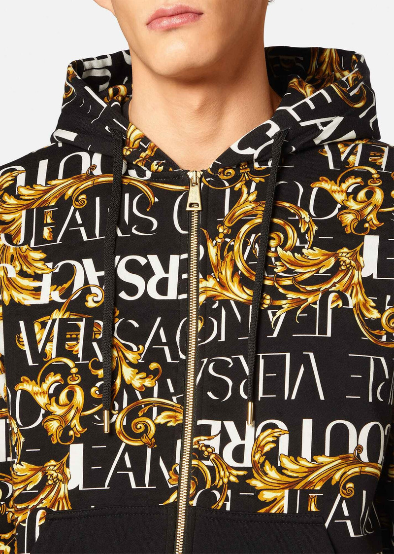 Logo Couture Zip Hoodie 5