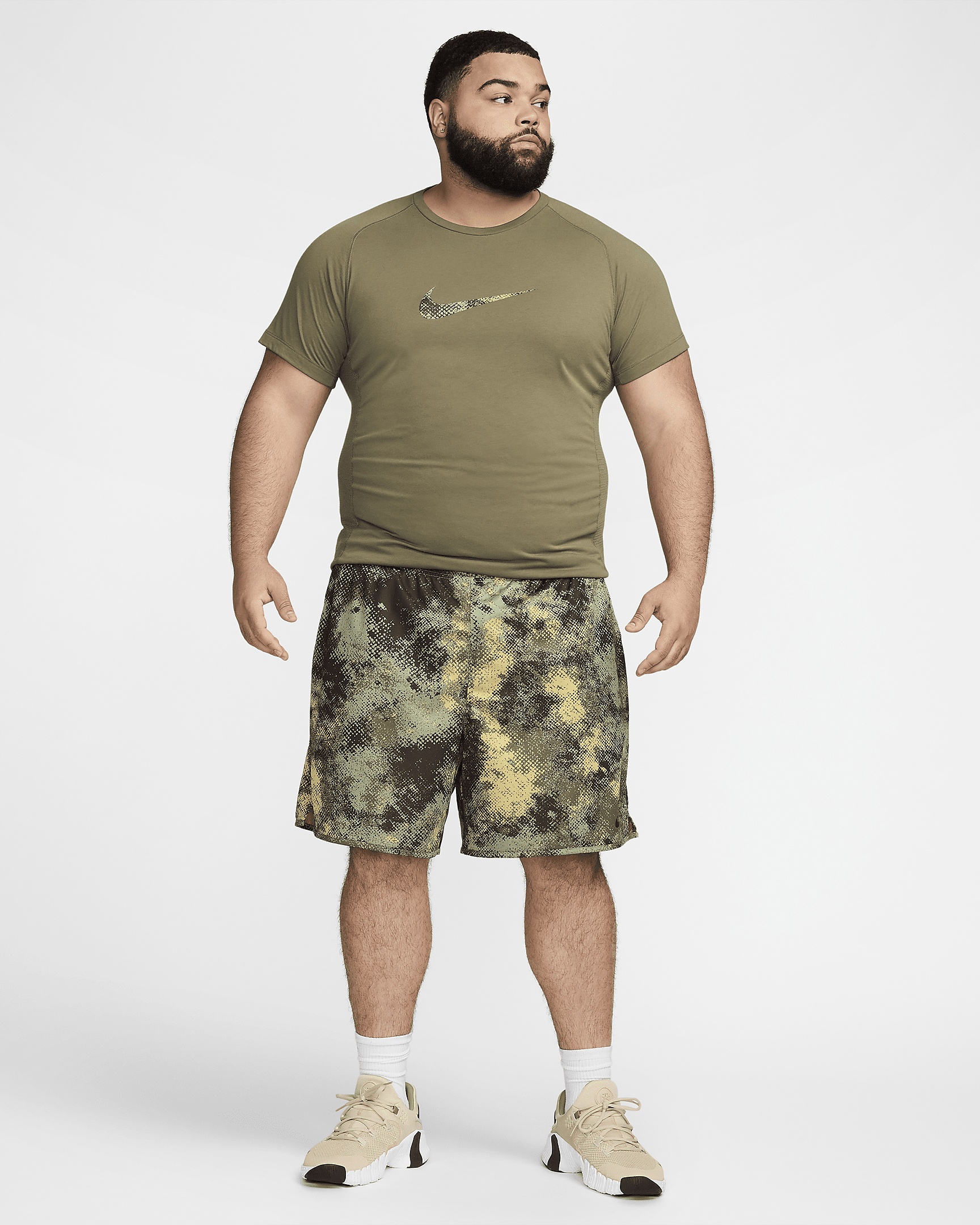 Nike Totality Camo Men's 7" Dri-FIT Unlined Fitness Shorts - 14