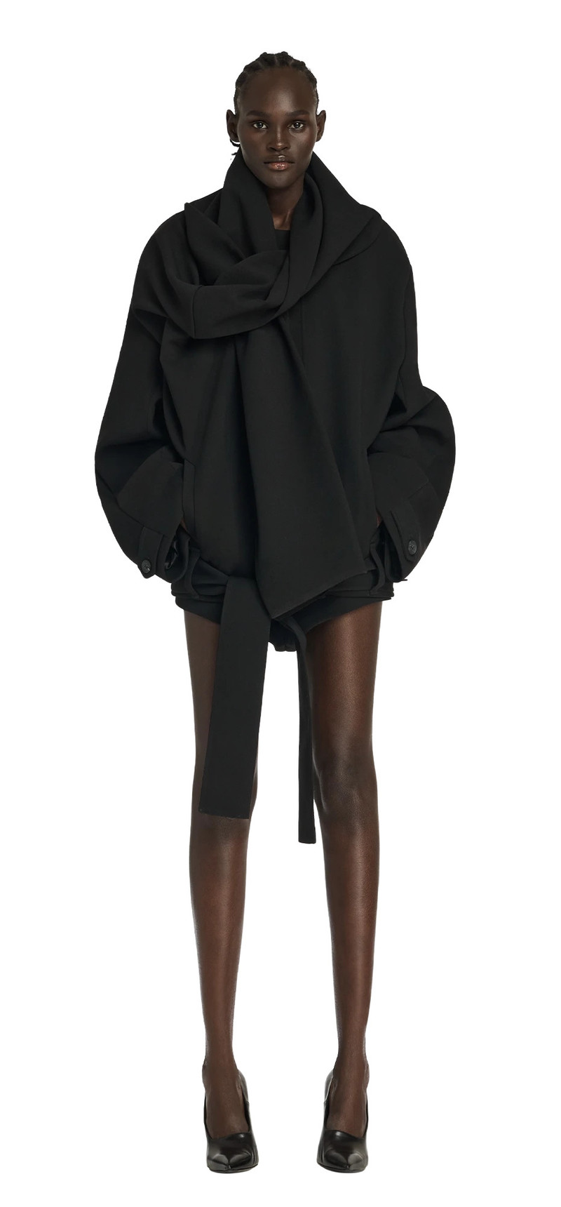 entire studios TETHER JACKET BLACK outlook