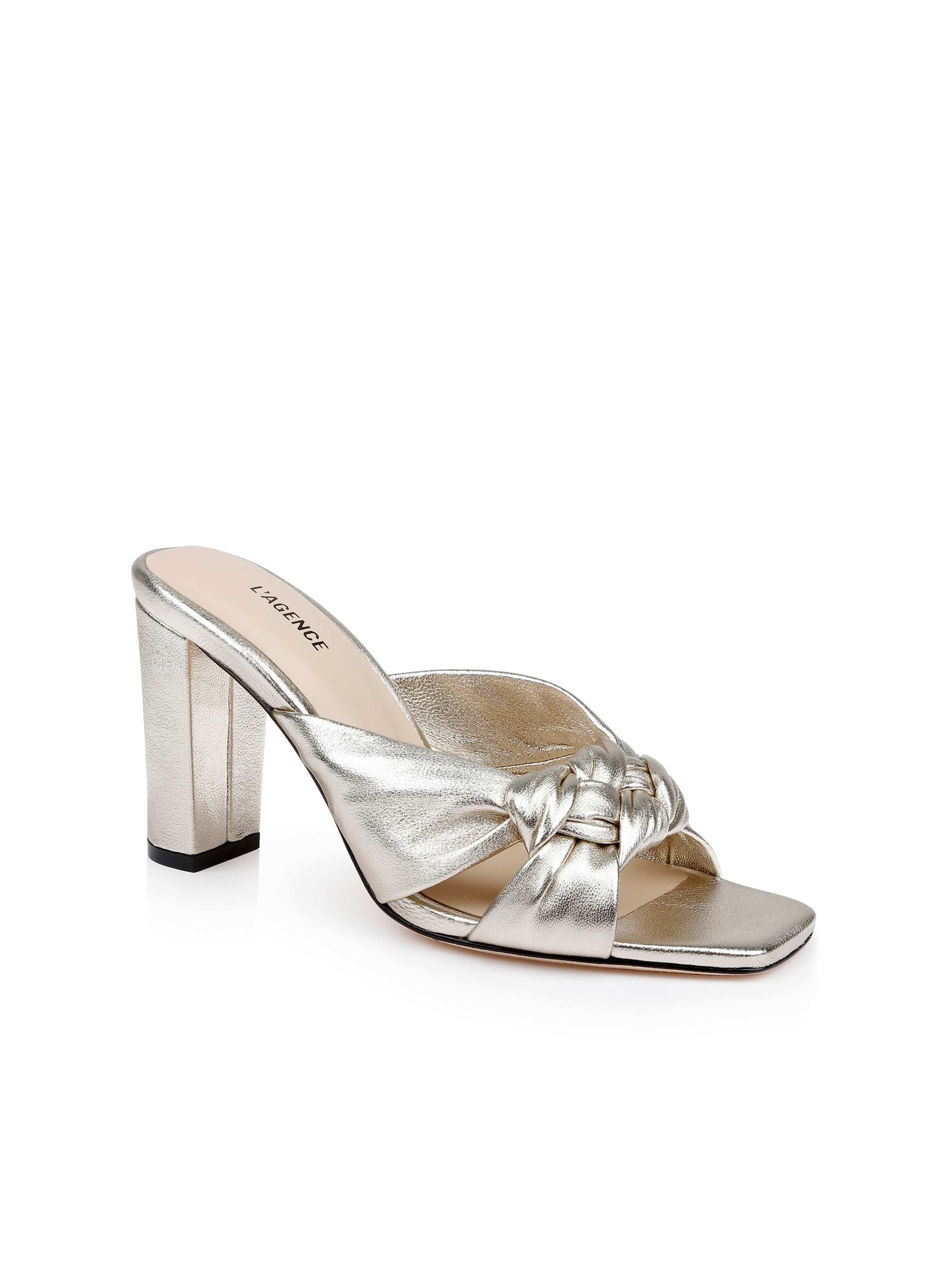 Leonie Leather Block-Heel Sandal - 2