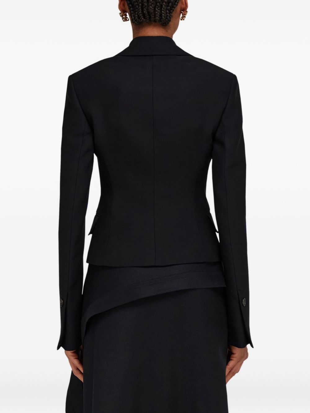 cropped blazer - 4