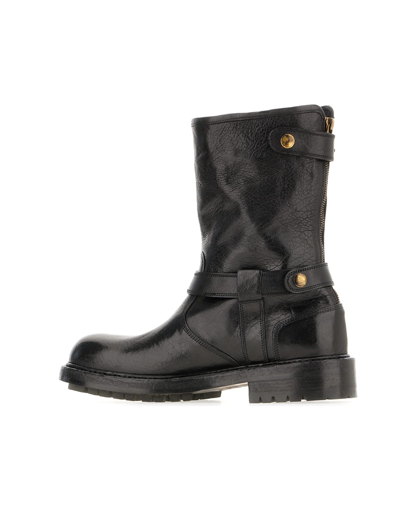 Black Leather Boots - 3