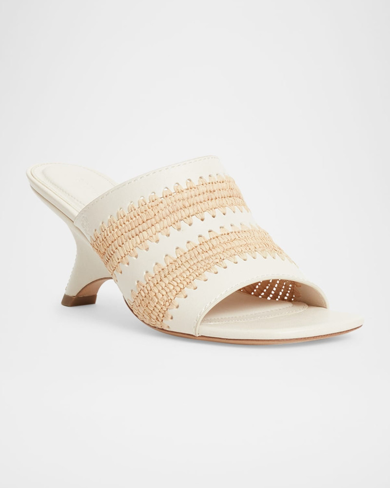SIMKHAI Shadow Raffia Mules outlook