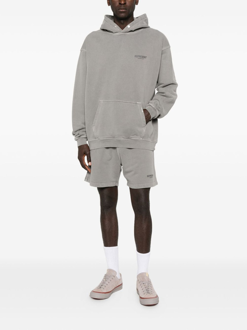 REPRESENT logo-print hoodie outlook
