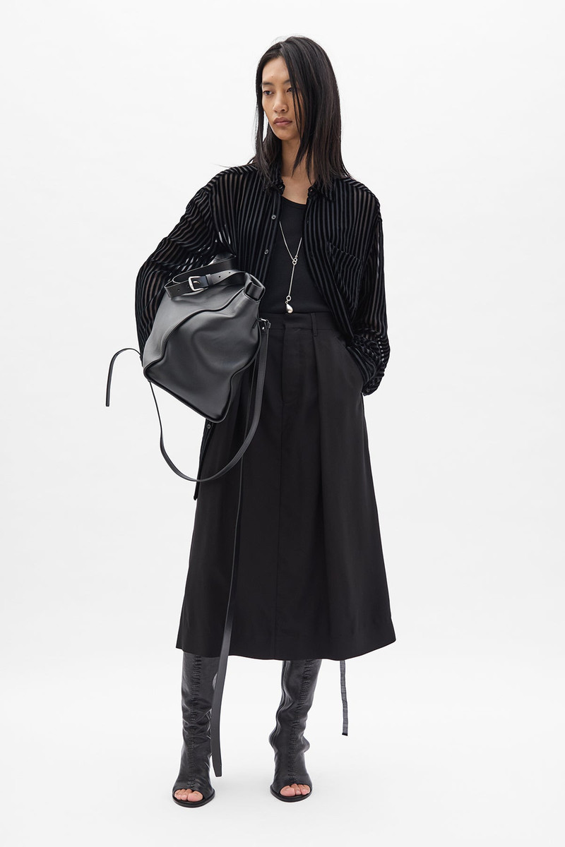 Yura Midi "A" Line Pleated Skirt 4