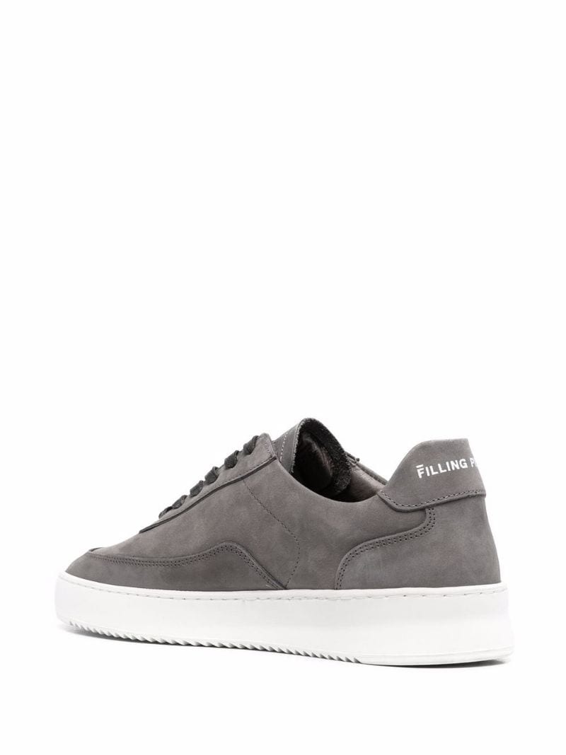 leather low-top sneakers - 4
