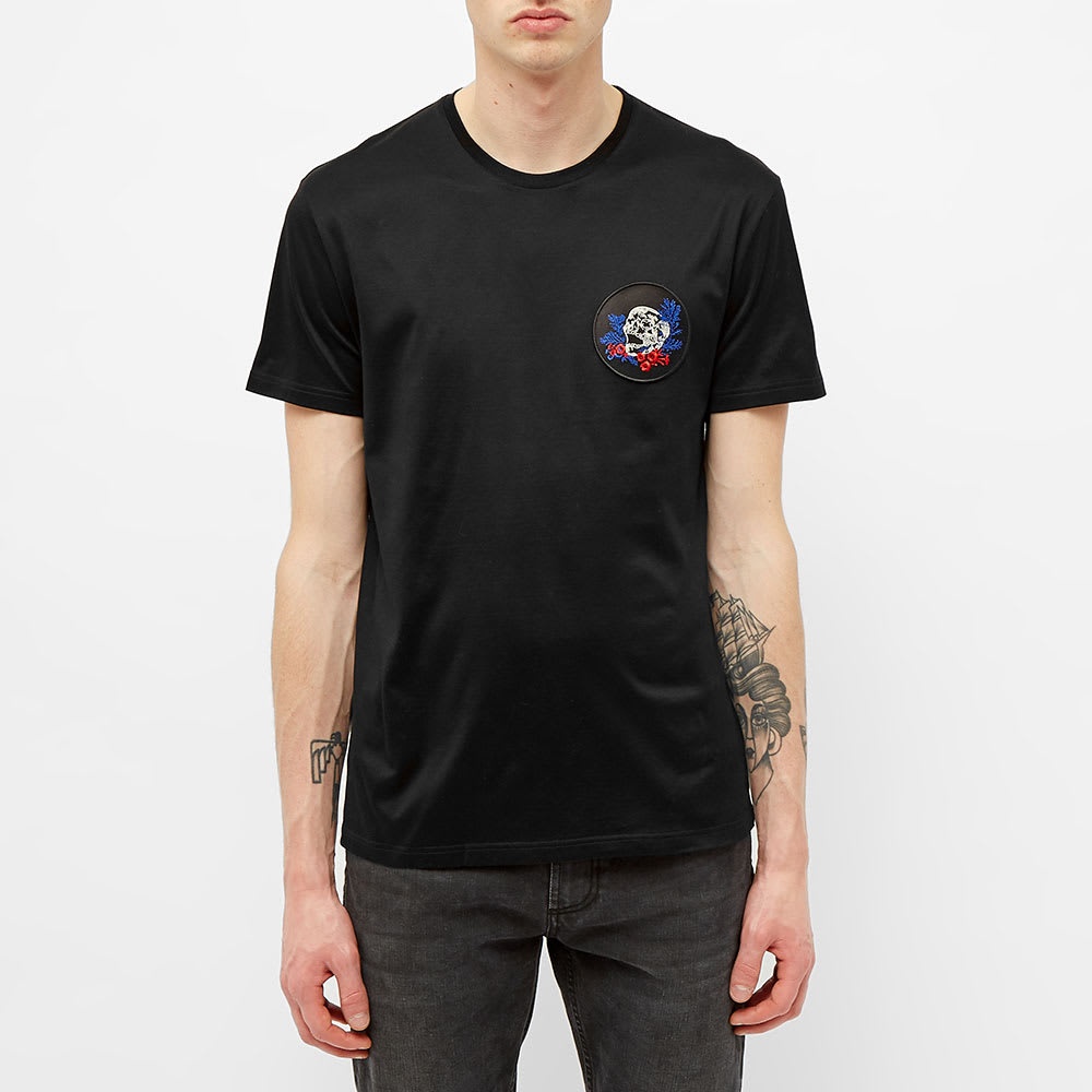 Alexander McQueen Skull Badge Tee - 3