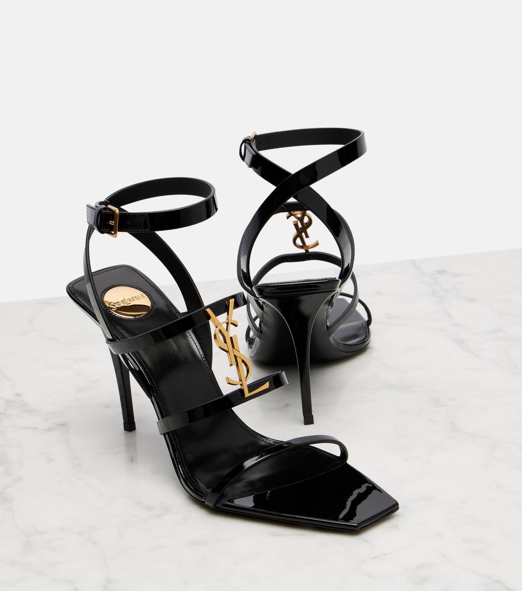 Cassandra 90 patent leather sandals - 5