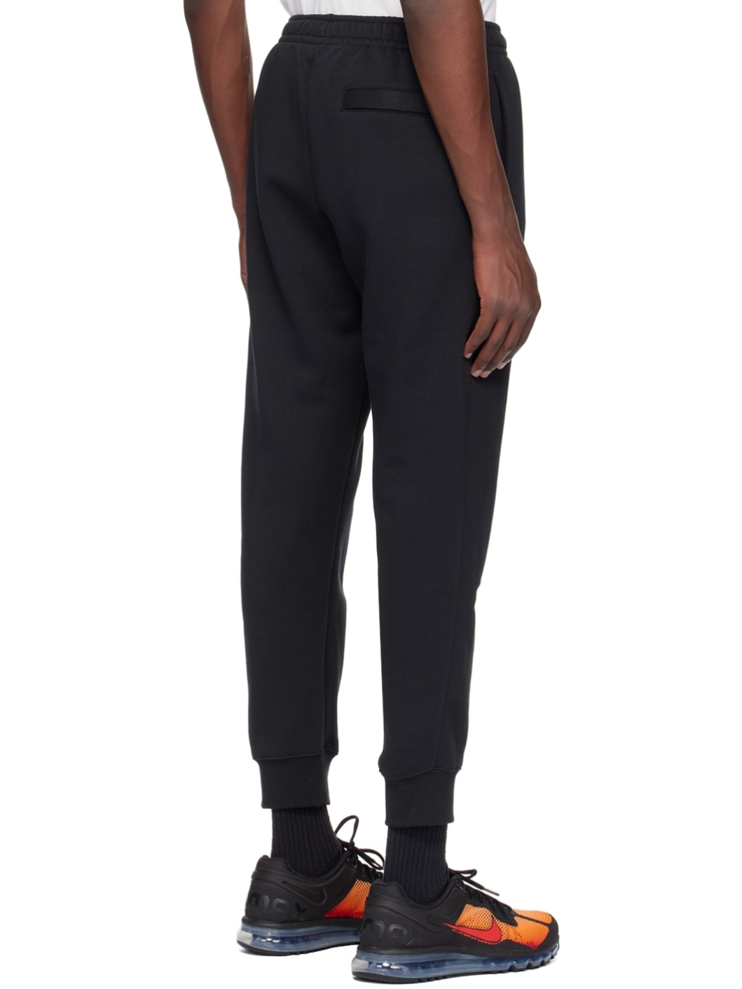 Black Embroidered Sweatpants - 3