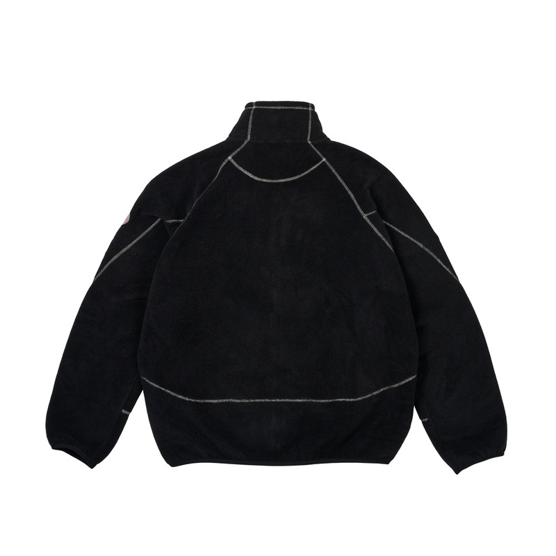 PALACE POLARTEC FULL ZIP FUNNEL BLACK outlook